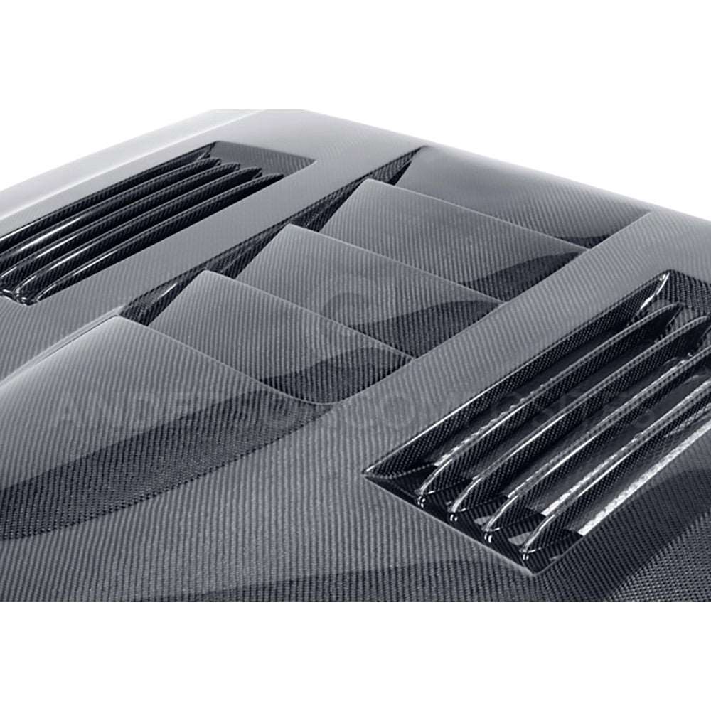 2010 - 2014 Shelby GT500 and 2013 - 2014 Mustang Carbon Fiber Heat Extractor Hood