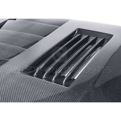 2010 - 2014 Shelby GT500 and 2013 - 2014 Mustang Carbon Fiber Heat Extractor Hood