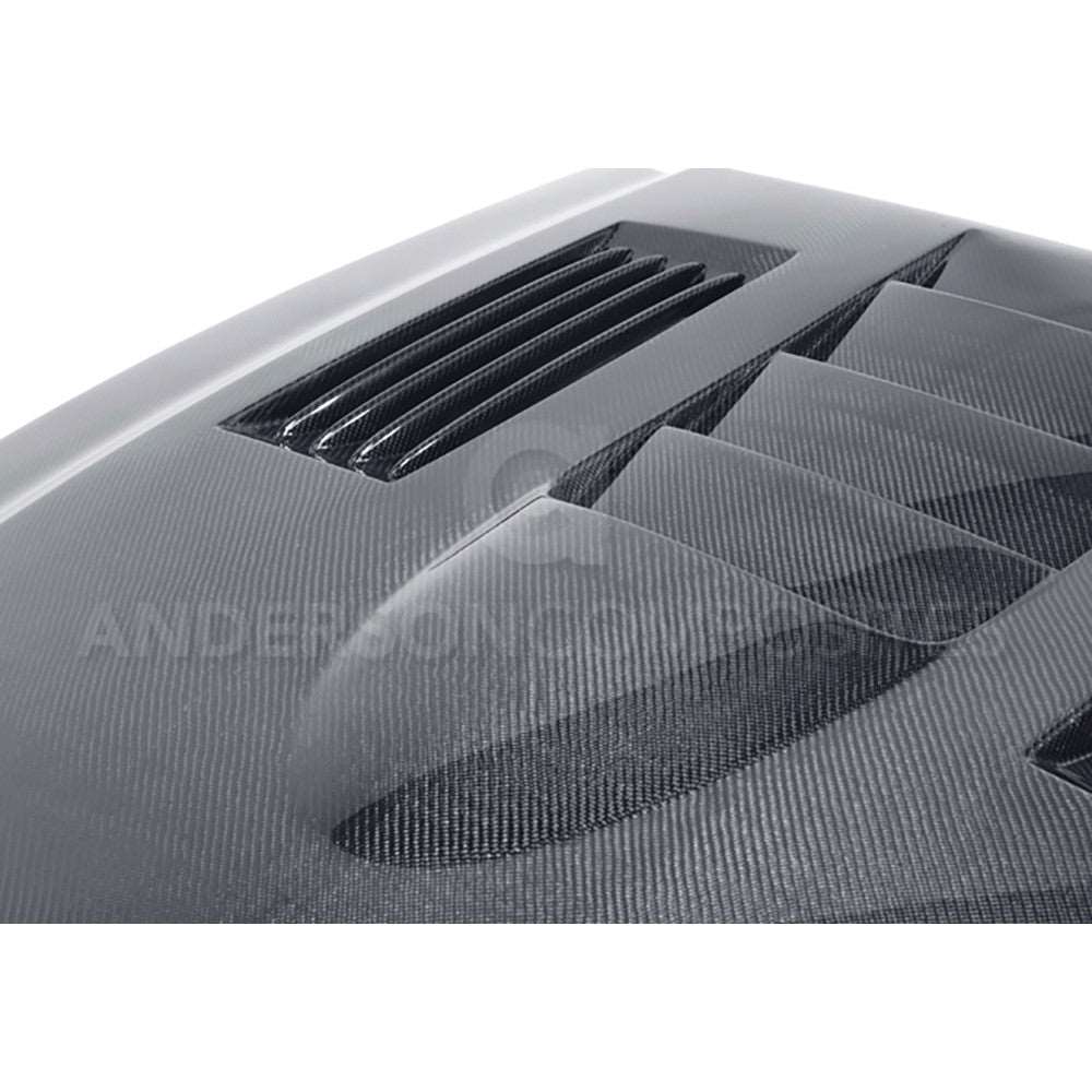 2010 - 2014 Shelby GT500 and 2013 - 2014 Mustang Carbon Fiber Heat Extractor Hood