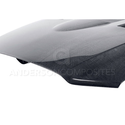 2010 - 2014 Shelby GT500 and 2013 - 2014 Mustang Carbon Fiber Heat Extractor Hood