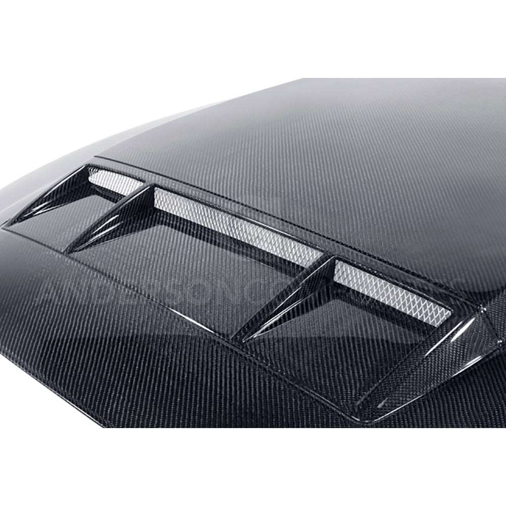 2010 - 2014 Shelby GT500 & 2013 - 2014 Mustang Carbon Fiber Ram Air Cowl Hood