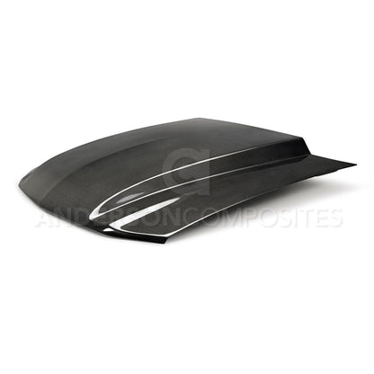 Type-CJ carbon fiber cowl hood for 2010-2012 Ford Mustang