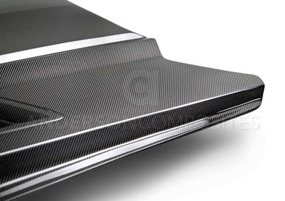 2015 - 2017 Mustang Double Sided Carbon Fiber Ram Air Hood
