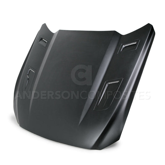 Anderson Composites Type-GTH fiberglass hood for Ford Mustang