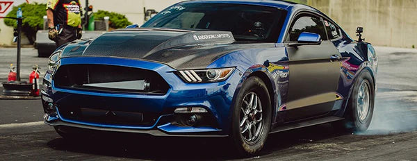 2015 - 2017 MUSTANG DOUBLE-SIDED CARBON FIBER COWL HOOD