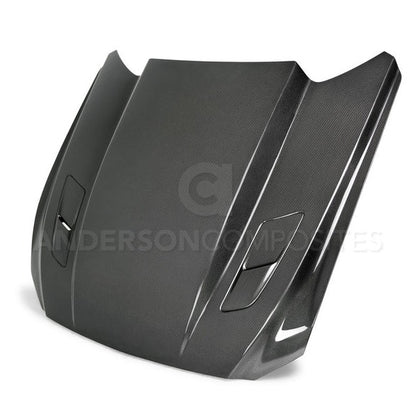 2015 - 2017 MUSTANG DOUBLE-SIDED CARBON FIBER COWL HOOD