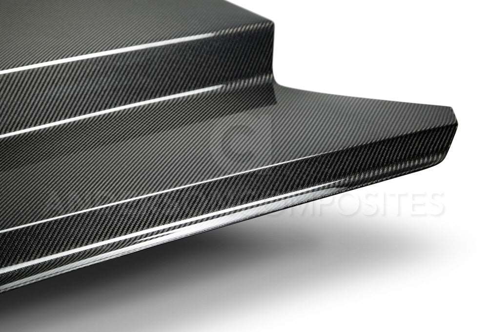 2015 - 2017 Mustang Double-Sided Carbon Fiber Cowl Hood