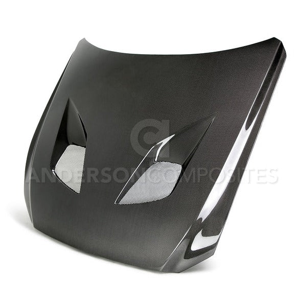 2015 - 2017 MUSTANG DOUBLE-SIDED CARBON FIBER TYPE-TT (FORD GT STYLE) HOOD