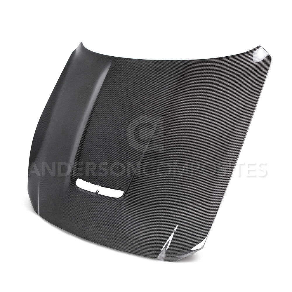 2015 - 2020 Mustang Shelby GT350 Double-Sided Carbon Fiber Hood