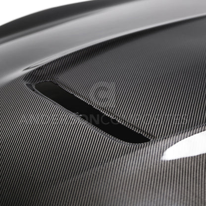 2015 - 2020 Mustang Shelby GT350 Double-Sided Carbon Fiber Hood