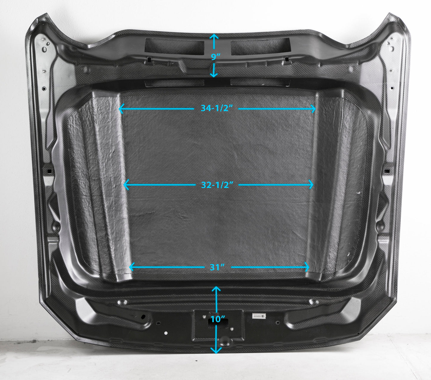 2018 - 2023 FORD MUSTANG DOUBLE-SIDED TYPE-CJ CARBON FIBER COWL HOOD