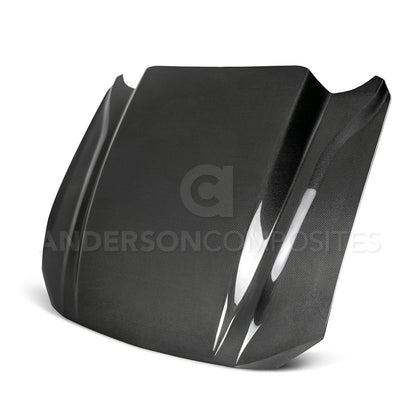 2018 - 2023 FORD MUSTANG DOUBLE-SIDED TYPE-CJ CARBON FIBER COWL HOOD