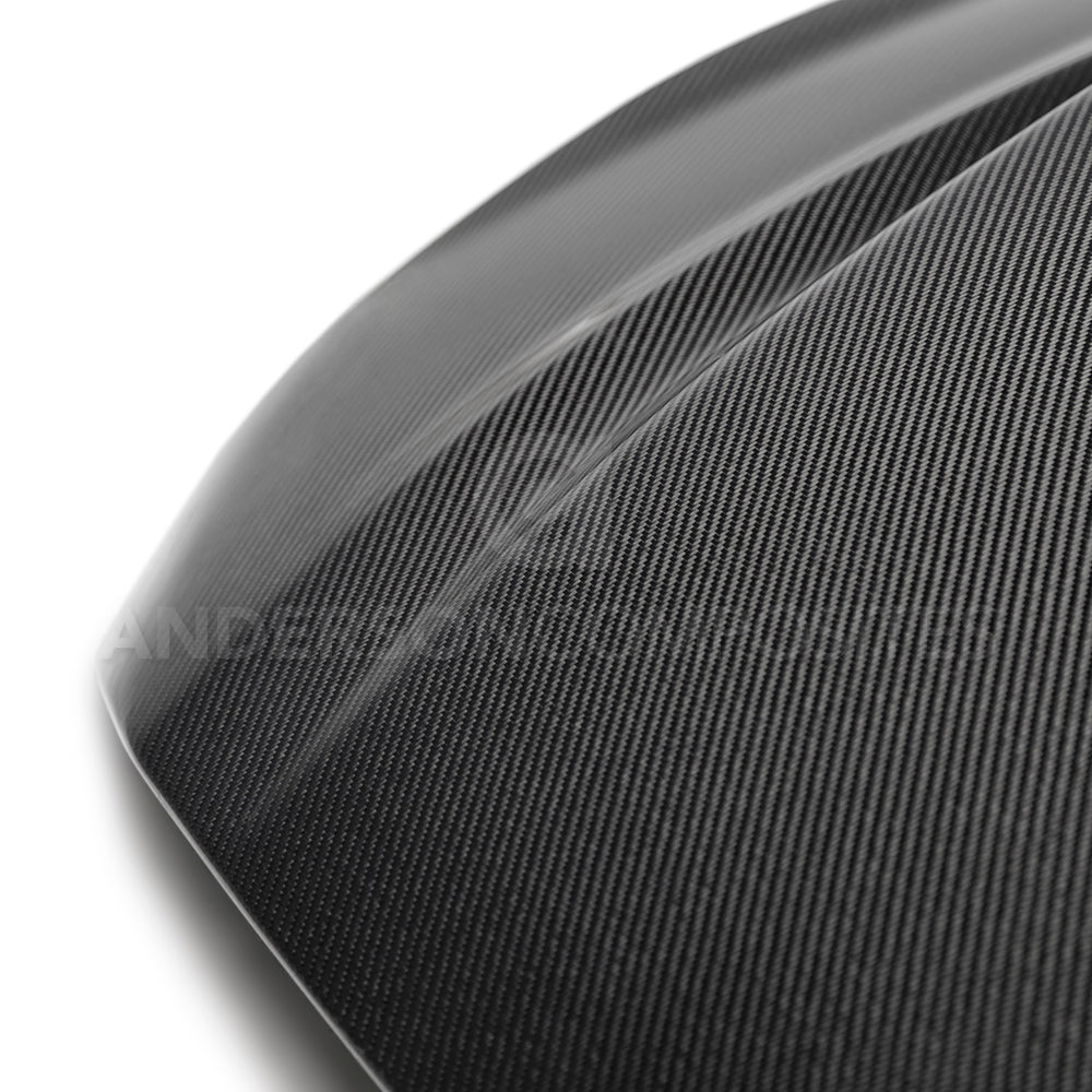 2018 - 2023 FORD MUSTANG DOUBLE-SIDED TYPE-CJ CARBON FIBER COWL HOOD