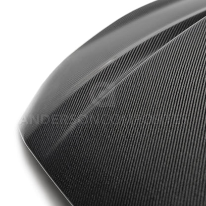 2018 - 2023 FORD MUSTANG DOUBLE-SIDED TYPE-CJ CARBON FIBER COWL HOOD