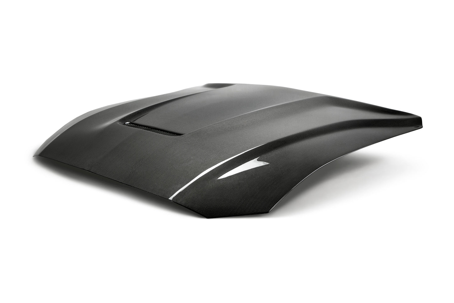 2018-2023 FORD MUSTANG TYPE-GR DOUBLE SIDED CARBON FIBER HOOD