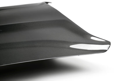 2018-2023 FORD MUSTANG TYPE-GR DOUBLE SIDED CARBON FIBER HOOD