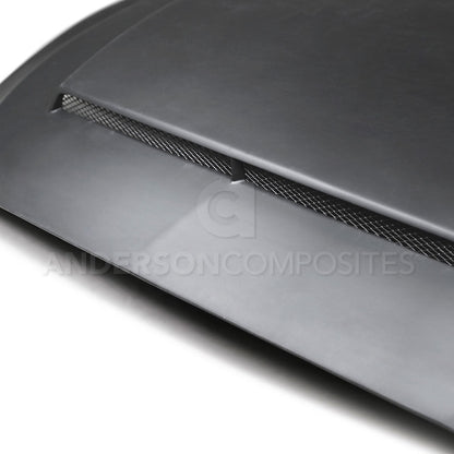 2018 - 2023 FORD MUSTANG SUPER SNAKE STYLE COMPOSITE HOOD (Primer)