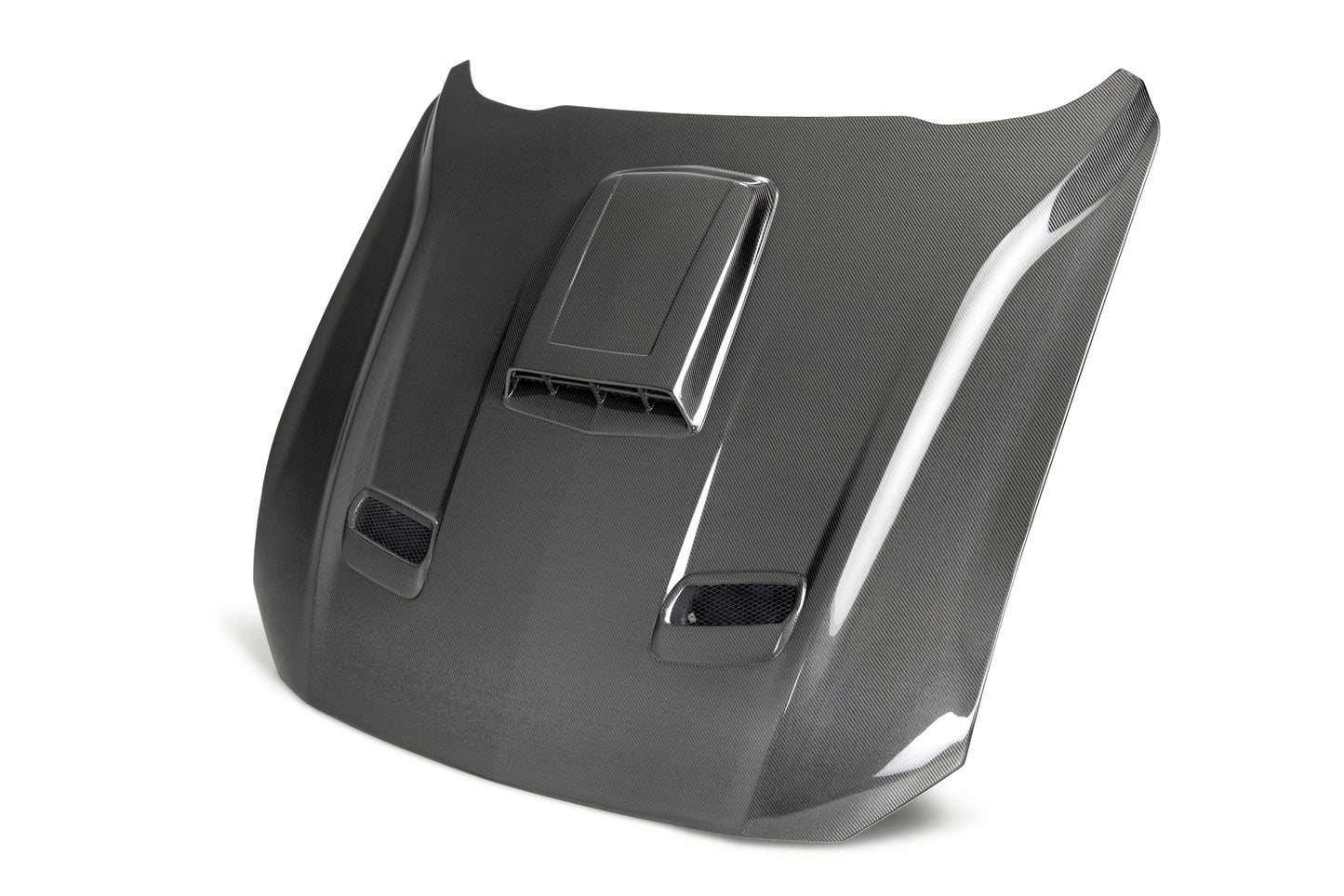 2021 - 2023 Ford Mustang Mach 1 Double Sided Type-SK Carbon Fiber Hood