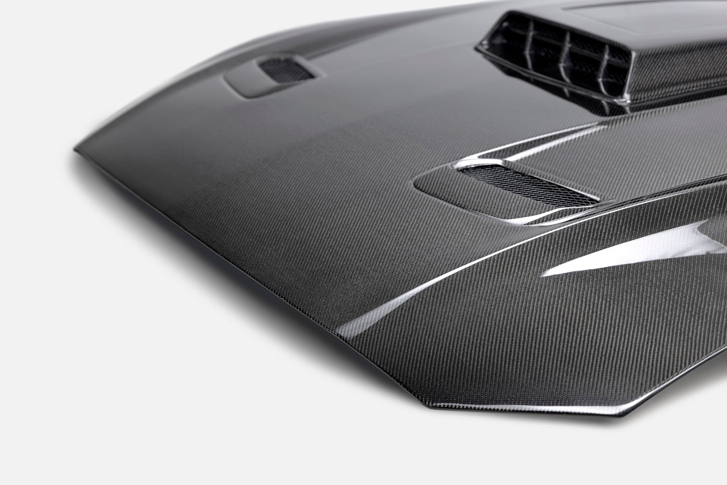 2021 - 2023 Ford Mustang Mach 1 Double Sided Type-SK Carbon Fiber Hood