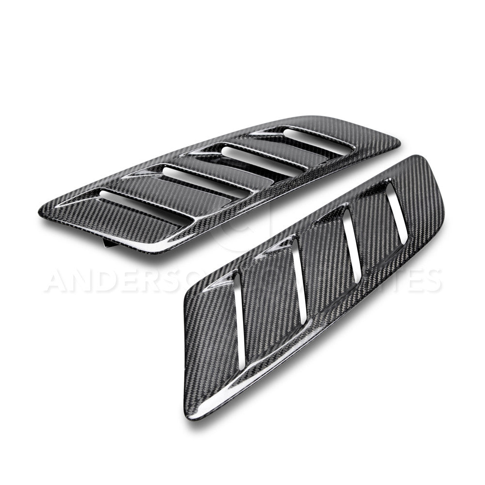2015 - 2017 MUSTANG GT CARBON FIBER HOOD VENTS TYPE-AB