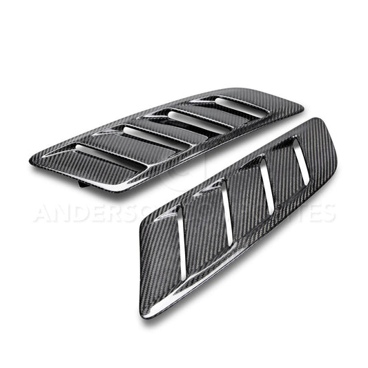 Anderson Composites Type-AB carbon fiber hood vents for Mustang GT – view 2
