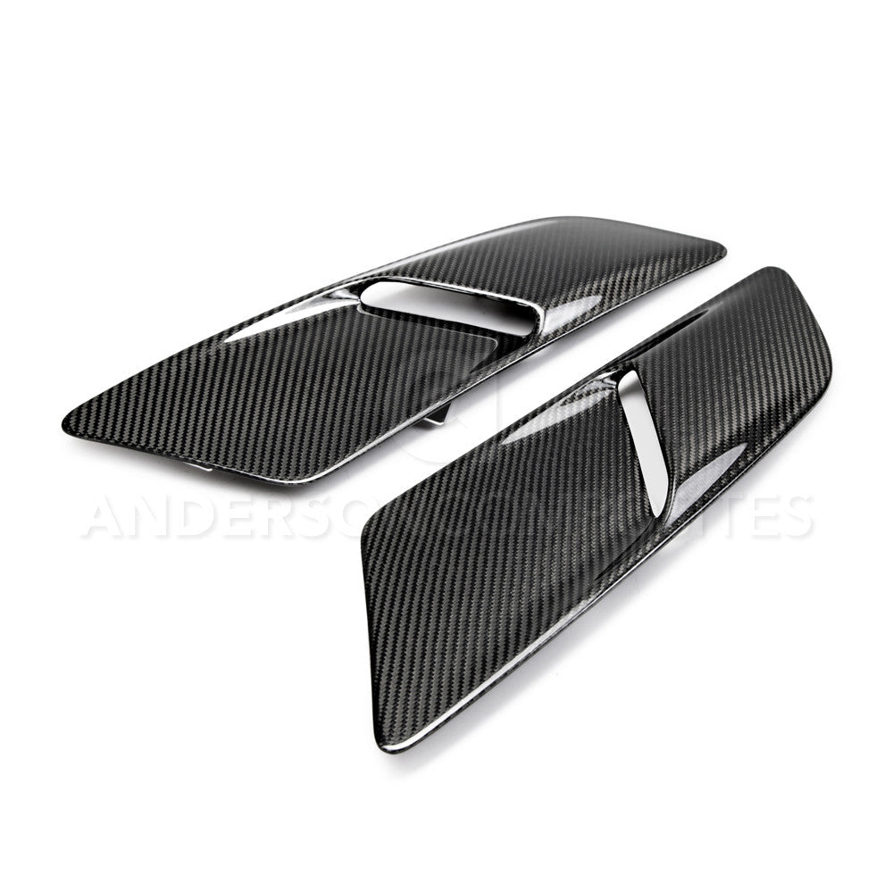 2015 - 2017 MUSTANG GT CARBON FIBER HOOD VENTS TYPE-OE