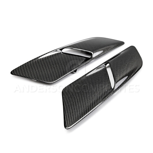 Anderson Composites Type-OE carbon fiber hood vents for Mustang GT – view 2