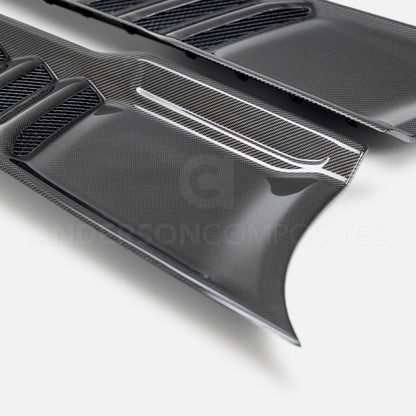 2021-2023 RAM TRX TYPE-OE CARBON FIBER HOOD VENTS (PAIR)