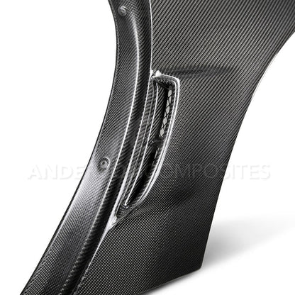 2006-2013 CHEVROLET CORVETTE C6 TYPE-ZR1 CARBON FIBER REAR QUARTER PANELS (1.65") WIDER)