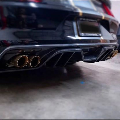 2015 - 2017 MUSTANG CARBON FIBER REAR DIFFUSER FOR QUAD TIP EXHAUST