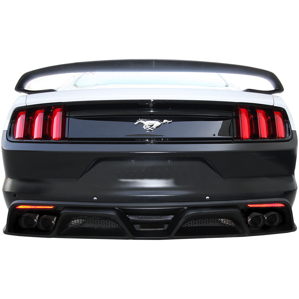 2015 - 2017 Mustang GT350 Style Fiberglass Rear Diffuser
