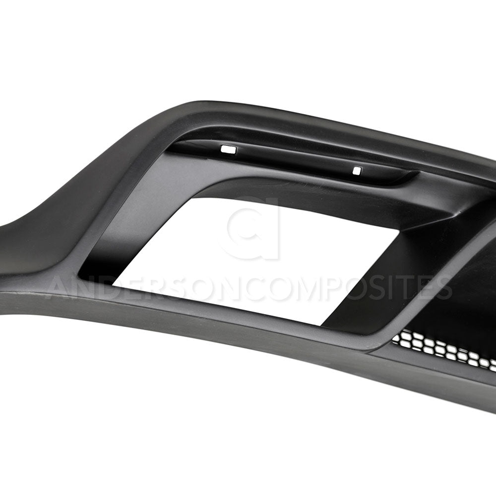 2015 - 2017 Mustang GT350 Style Fiberglass Rear Diffuser