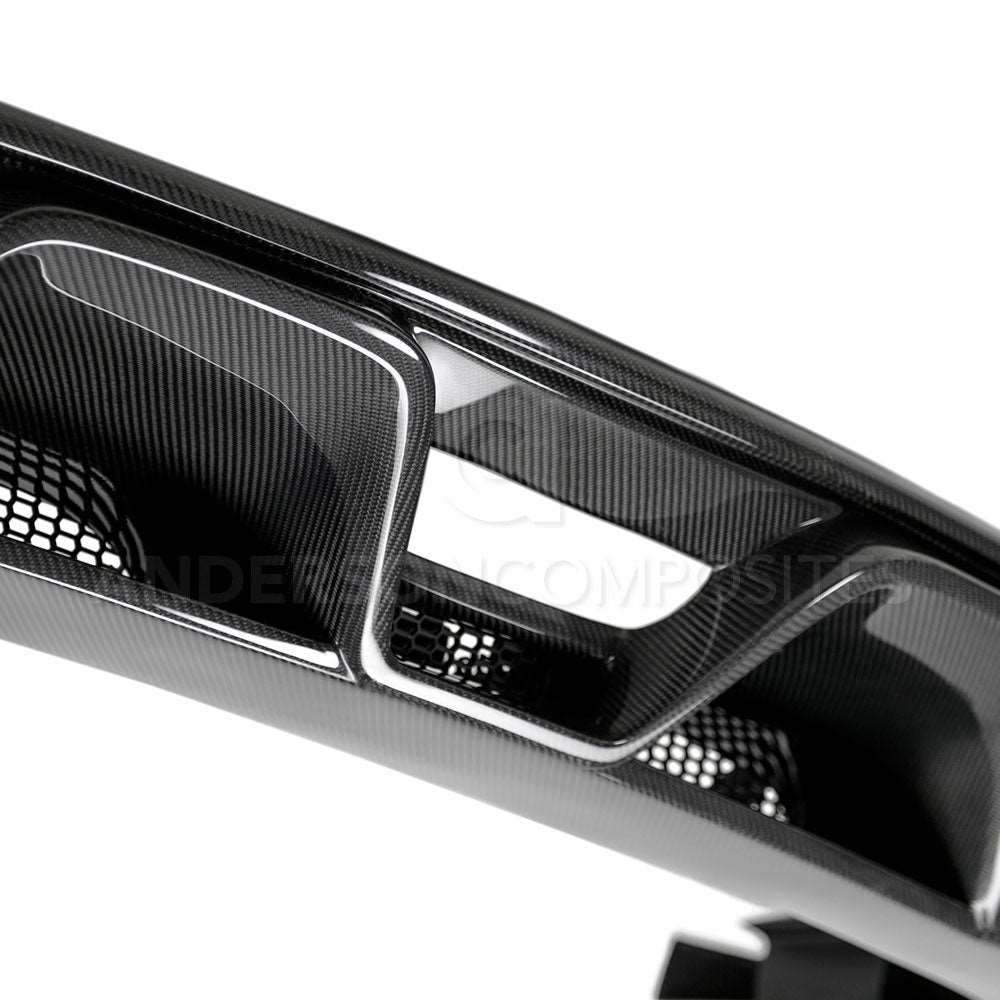 2015 - 2017 Mustang GT350 Style Carbon Fiber Rear Diffuser