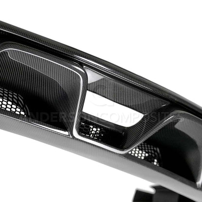 2015 - 2017 Mustang GT350 Style Carbon Fiber Rear Diffuser