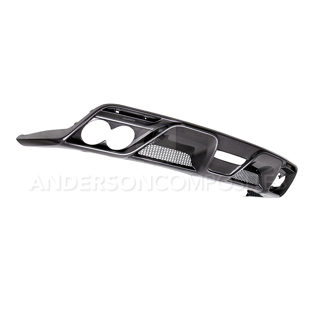 2015 - 2020 Mustang Shelby GT350 Carbon Fiber Rear Diffuser
