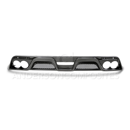2015 - 2020 Mustang Shelby GT350 Carbon Fiber Rear Diffuser