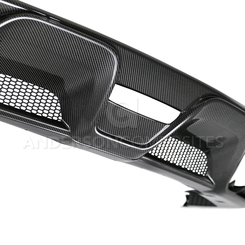 2015 - 2020 Mustang Shelby GT350 Carbon Fiber Rear Diffuser