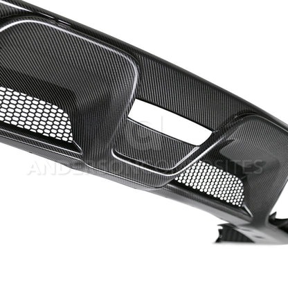 2015 - 2020 Mustang Shelby GT350 Carbon Fiber Rear Diffuser