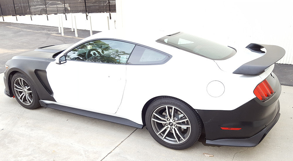 2015 - 2023 Mustang Fiberglass GT350R Style Rear Spoiler