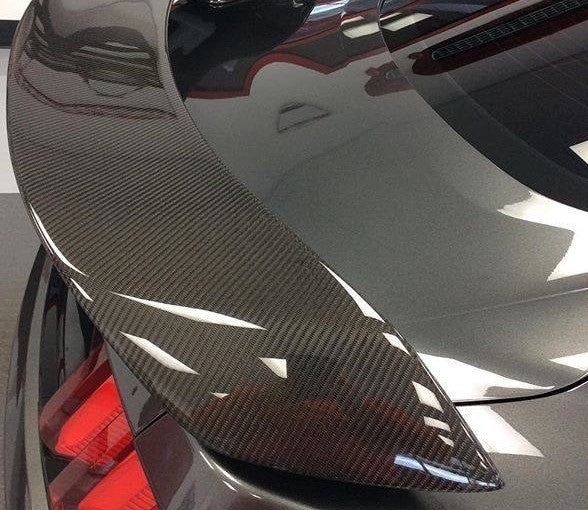 2015 - 2023 Mustang Carbon Fiber GT350R Style Rear Spoiler