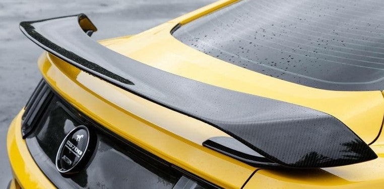 2015 - 2023 Mustang Carbon Fiber GT350R Style Rear Spoiler