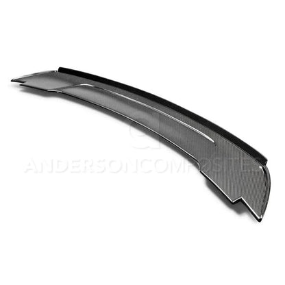 2015 - 2023 MUSTANG CARBON FIBER TRACK PACK STYLE SPOILER WITH ADJUSTABLE WICKER BILL