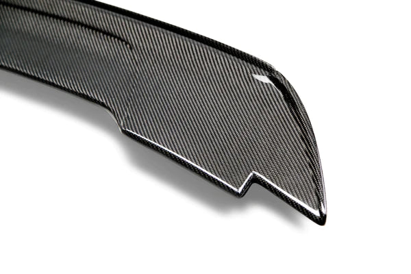 2015 - 2023 MUSTANG CARBON FIBER TRACK PACK STYLE SPOILER WITH ADJUSTABLE WICKER BILL