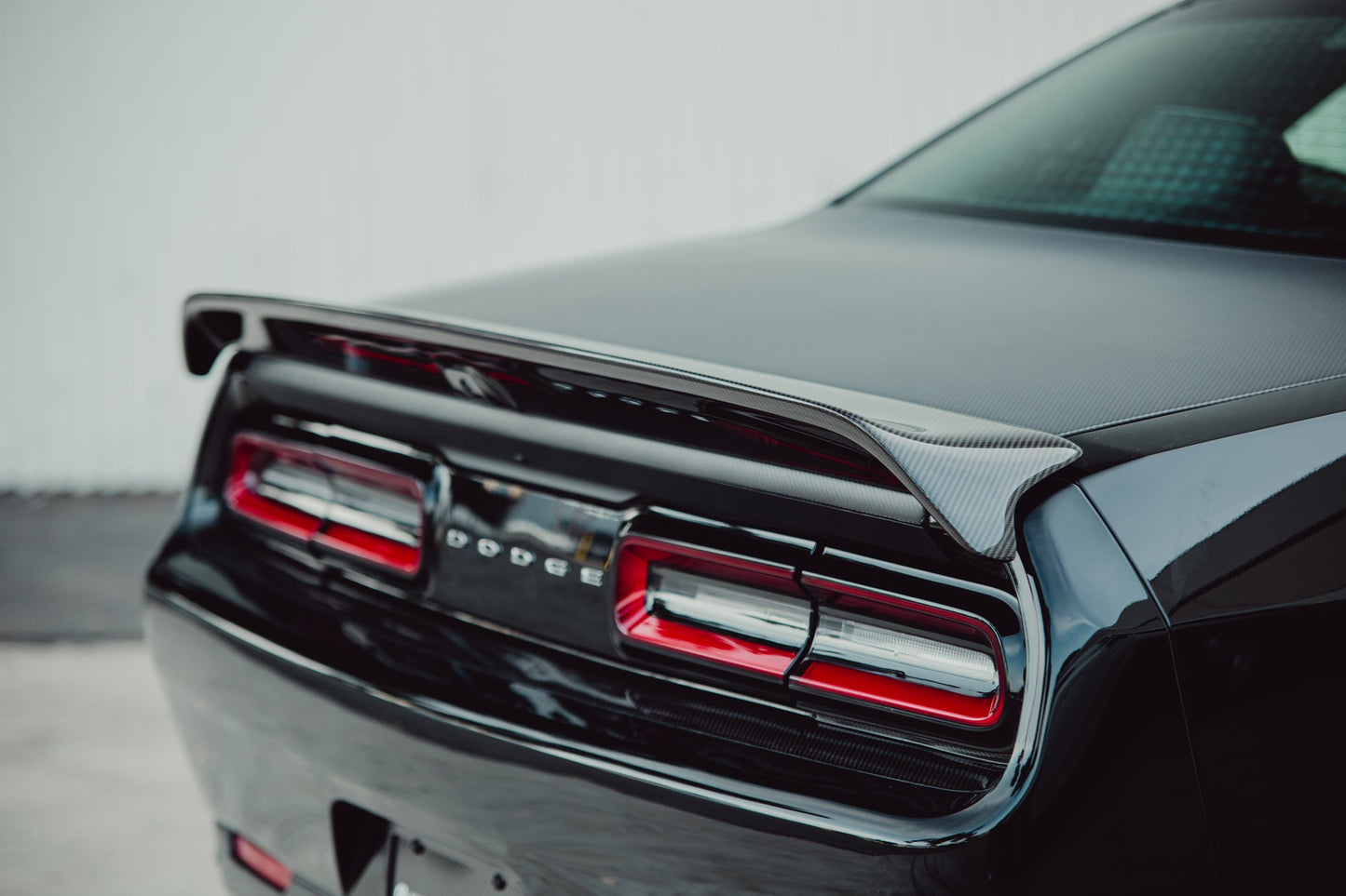 2018-2023 Dodge Challenger Type-PS Carbon Fiber Rear Spoiler