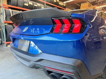 2024 Ford Mustang Carbon Fiber Integrated Decklid Spoiler Module