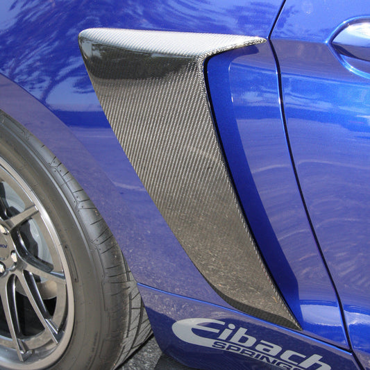 Anderson Composites carbon fiber side scoops for Ford Mustang – view 2