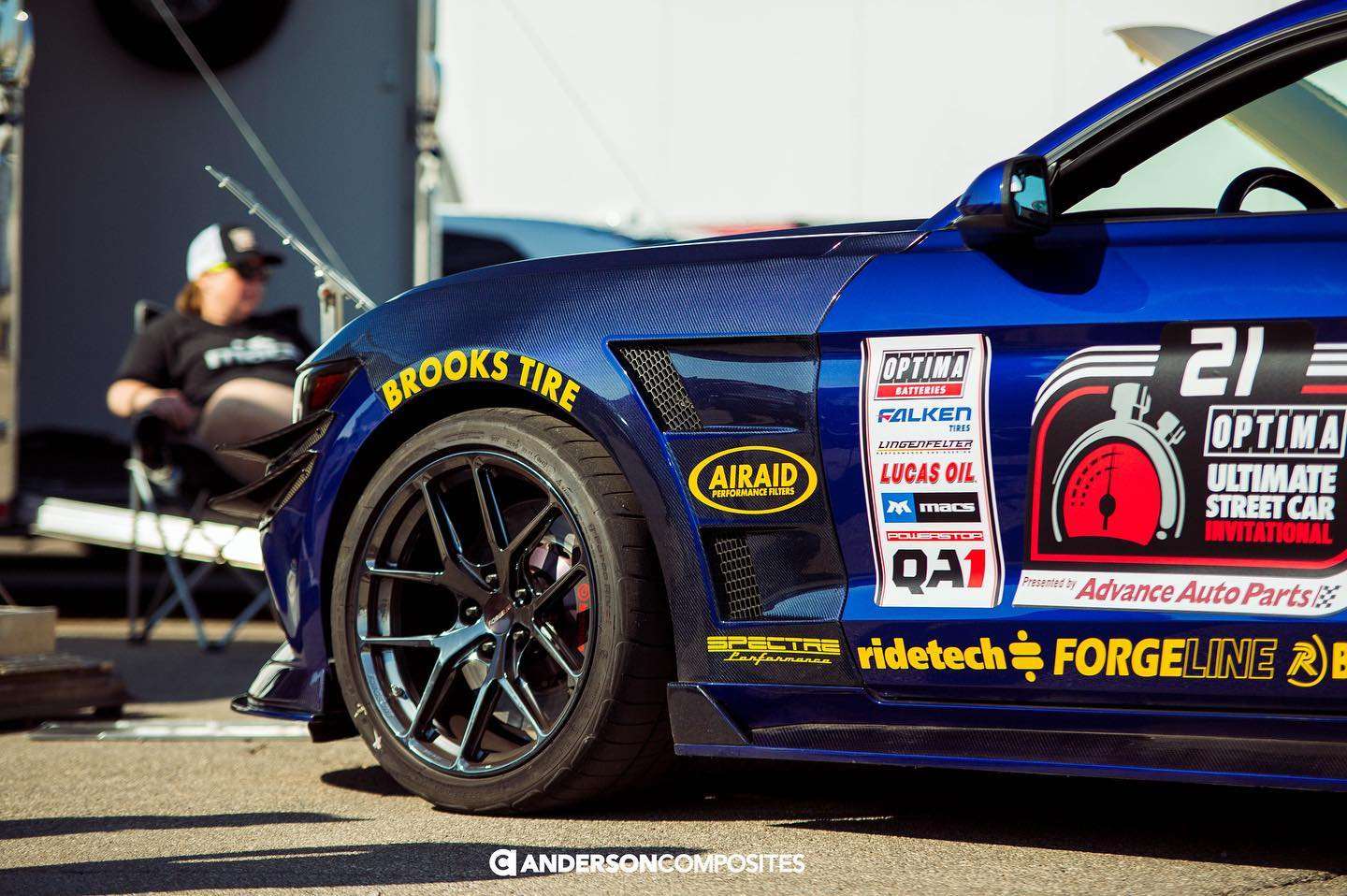 2015 - 2017 Mustang Carbon Fiber Type-AT Front Fenders (Pair)