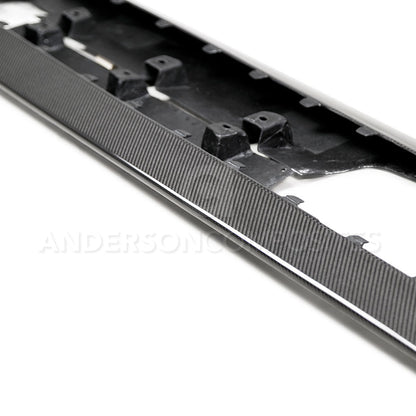 2020 - 2023 Mustang Shelby GT500 Carbon Fiber Side Rocker Panel Splitters
