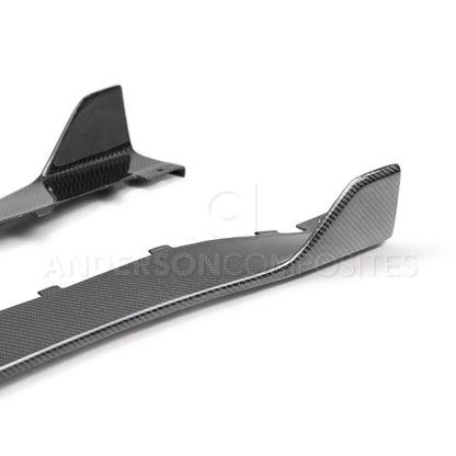 2020 - 2023 Mustang Shelby GT500 Carbon Fiber Side Rocker Panel Splitters