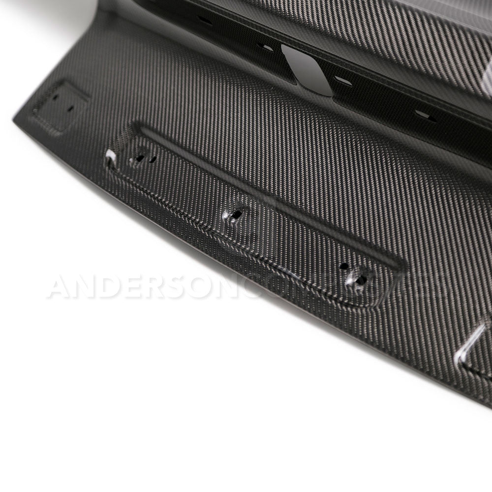 2015 - 2023 Mustang Double-Sided Carbon Fiber Type-OE Decklid